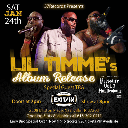 Lil Timme – Album Release Show at Exit/In – Nashville, TN