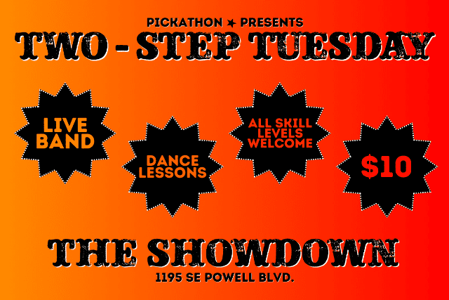 Two-Step Tuesday with The Evangeliners and Dance Lessons at Showdown Saloon – Portland, OR