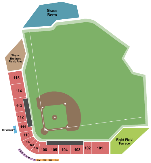 Kannapolis Cannon Ballers vs. Columbia Fireflies at Atrium Health Ballpark – Kannapolis, NC