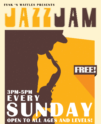 Jazz Jam at Funk ‘n Waffles – Syracuse, NY