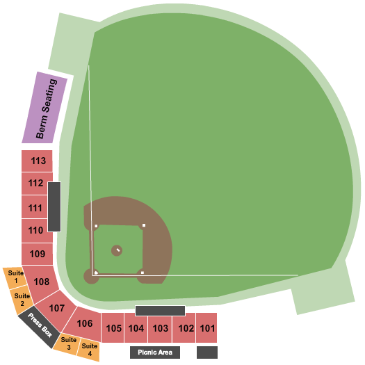 Greenville Flyboys vs. Bluefield Ridge Runners at Eastman Credit Union Field At Pioneer Park – Greeneville, TN
