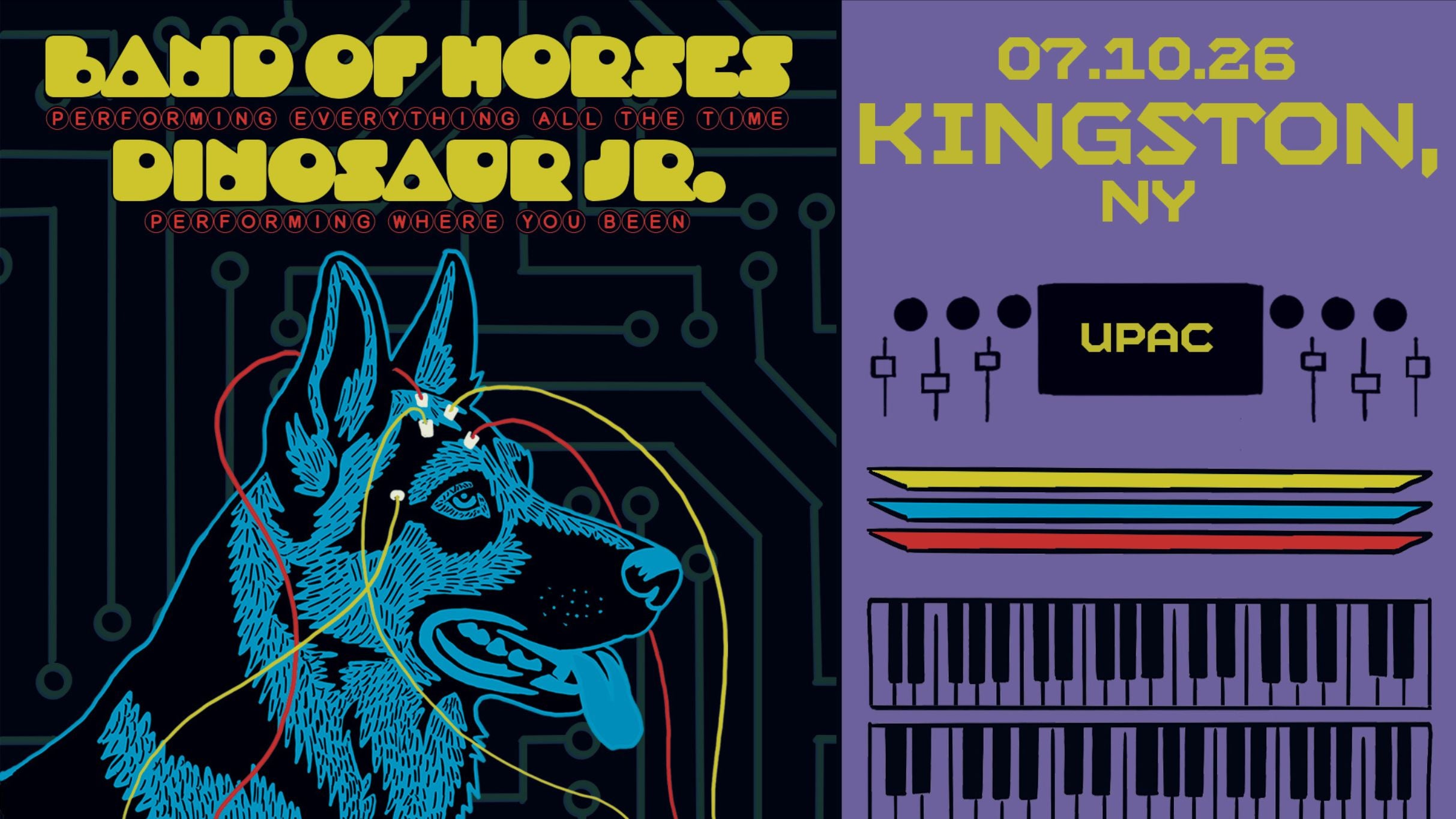 An Evening With Band of Horses and Dinosaur Jr. at Ulster Performing Arts Center – Kingston, NY