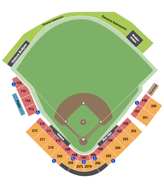 Dunedin Blue Jays vs. Lakeland Flying Tigers at TD Ballpark – Dunedin, FL