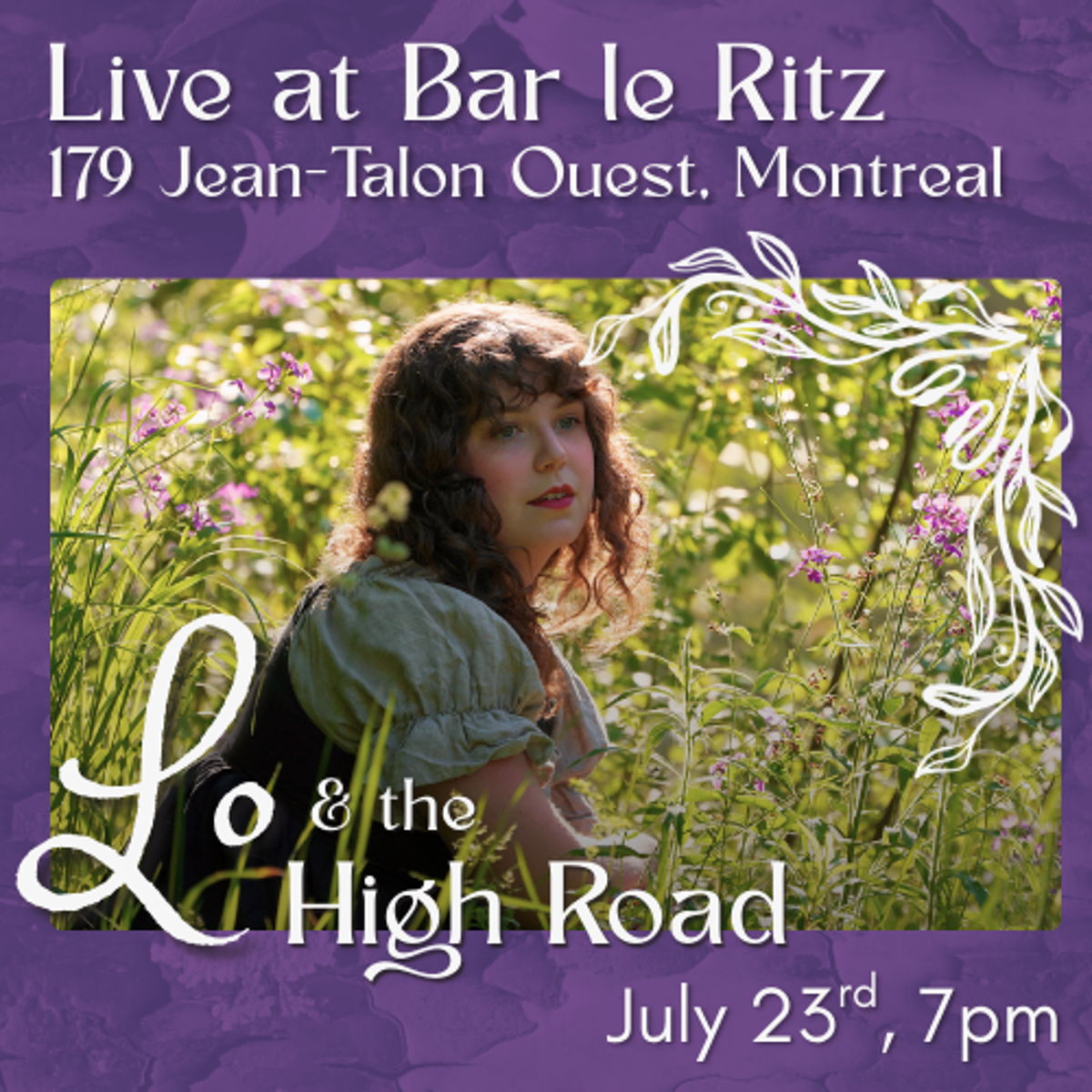 Lo & the High Road Lanterns in the Mist Tour at Bar le Ritz PDB – Montreal, Canada