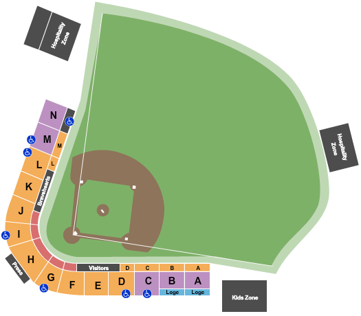 Worcester Bravehearts vs. Vermont Lake Monsters at Hanover Insurance Park at Fitton Field – Worcester, MA