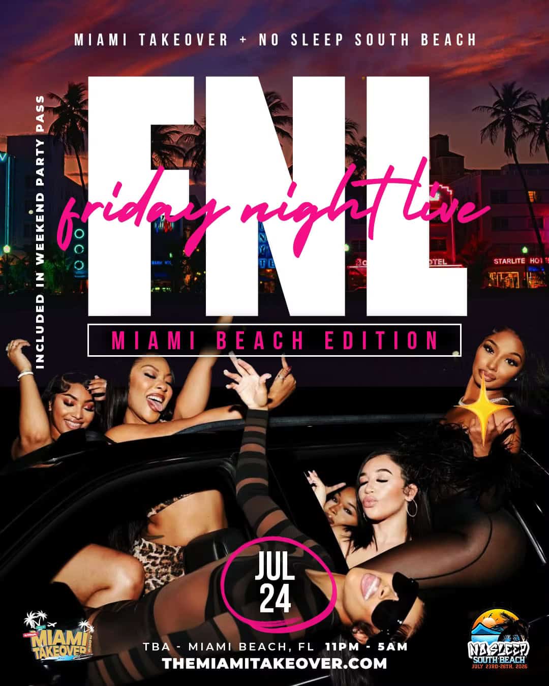 Friday Night Live - 18th Annual Miami Takeover Weekend - Miami, FL