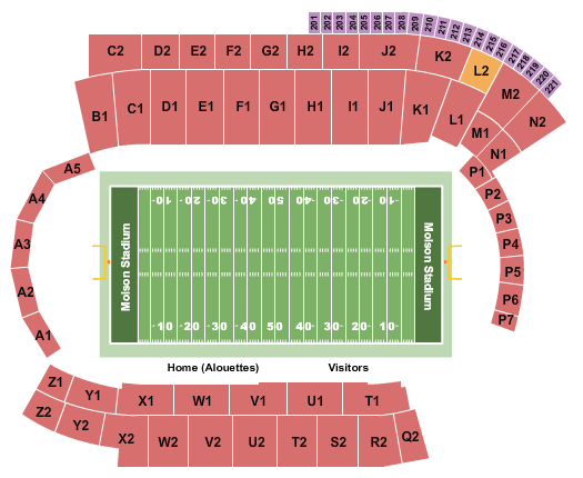 Montreal Alouettes vs. Edmonton Elks at Molson Stadium – Montreal, Canada