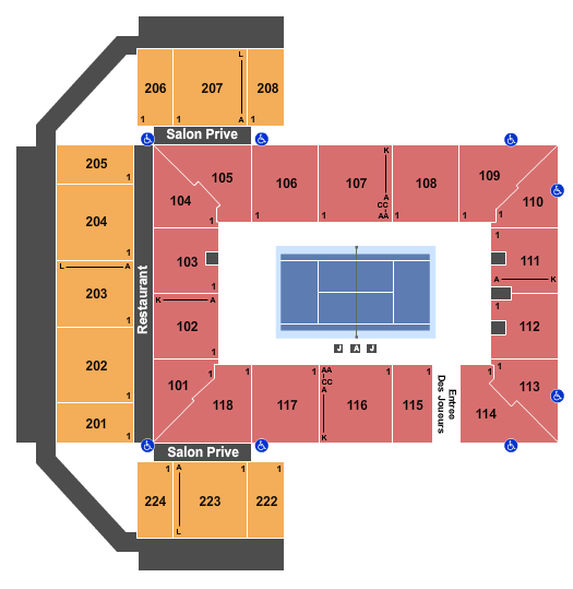 National Bank Open: Session 16 – Round of 16 at Rogers Court At IGA Stadium – Montreal, Canada