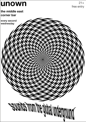 unown at Middle East – Corner/Bakery – Cambridge, MA