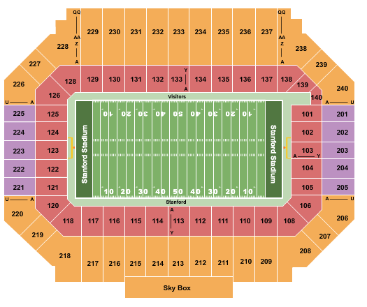 2026 Stanford Cardinal Football Season Tickets (Includes Tickets To All Regular Season Home Games) at Stanford Stadium – Stanford, CA
