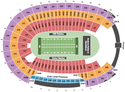 2026 USC Trojans Football Season Tickets (Includes Tickets To All Regular Season Home Games) at Los Angeles Memorial Coliseum – Los Angeles, CA