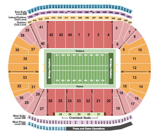 2026 Michigan Wolverines Football Season Tickets (Includes Tickets To All Regular Season Home Games) at Michigan Stadium – Ann Arbor, MI