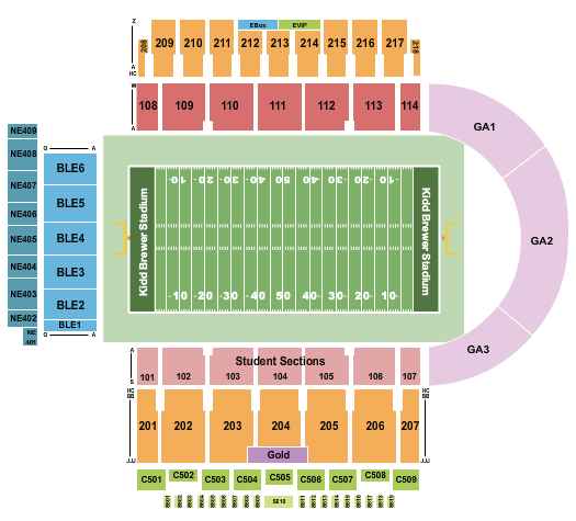 Appalachian State Mountaineers vs. Maine Black Bears at Kidd Brewer Stadium – Boone, NC