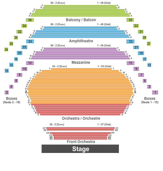 The Great Gatsby – Theatrical Production at Southam Hall at National Arts Centre – Ottawa, Canada
