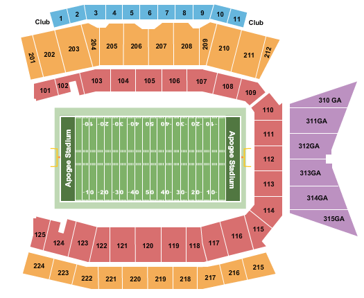 North Texas Mean Green vs. UNLV Rebels at DATCU Stadium – Denton, TX
