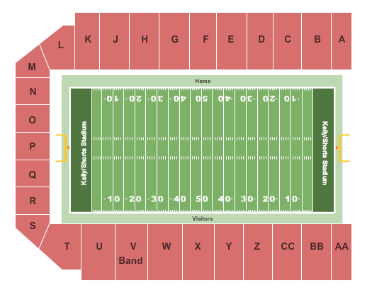 Central Michigan Chippewas vs. Wyoming Cowboys at Kelly/Shorts Stadium – Mount Pleasant, MI