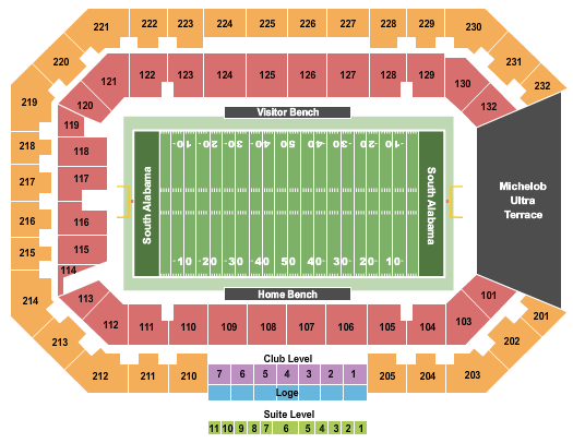 South Alabama Jaguars vs. Ohio Bobcats at Hancock Whitney Stadium – Mobile, AL