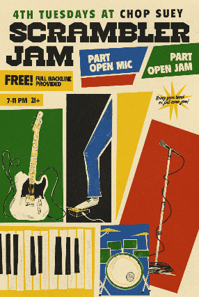 SCRAMBLER JAM! at Chop Suey – Seattle, WA