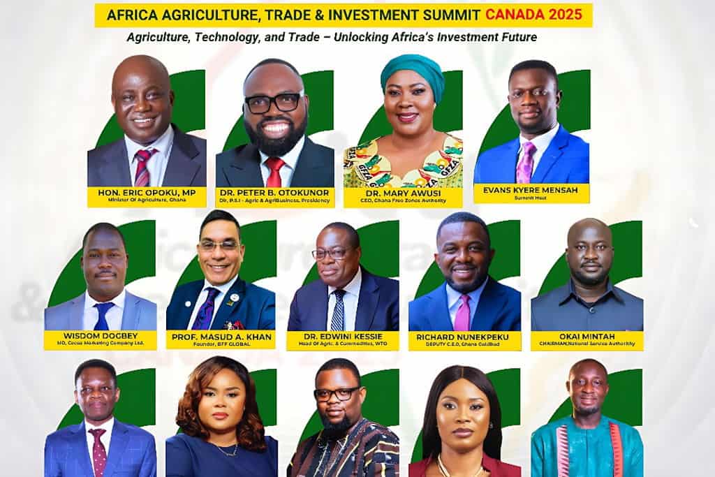 AFRICA AGRICULTURE INVESTMENT AND TRADE SUMMIT CANADA 2025 at – Etobicoke, Canada