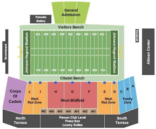 The Citadel Bulldogs vs. Chattanooga Mocs at Johnson Hagood Stadium – Charleston, SC