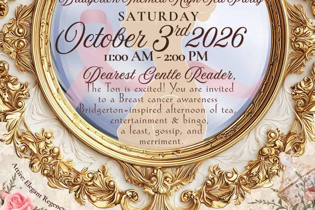Bridgerton Breast Cancer Awareness High Tea Party at – Sterling Heights, MI