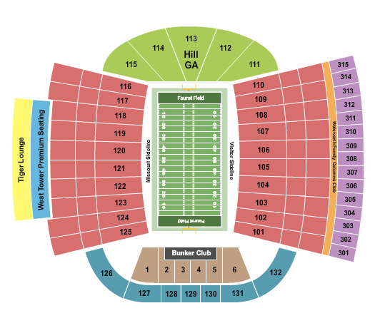 Missouri Tigers vs. Texas A&M Aggies at Faurot Field at Memorial Stadium – Columbia, MO
