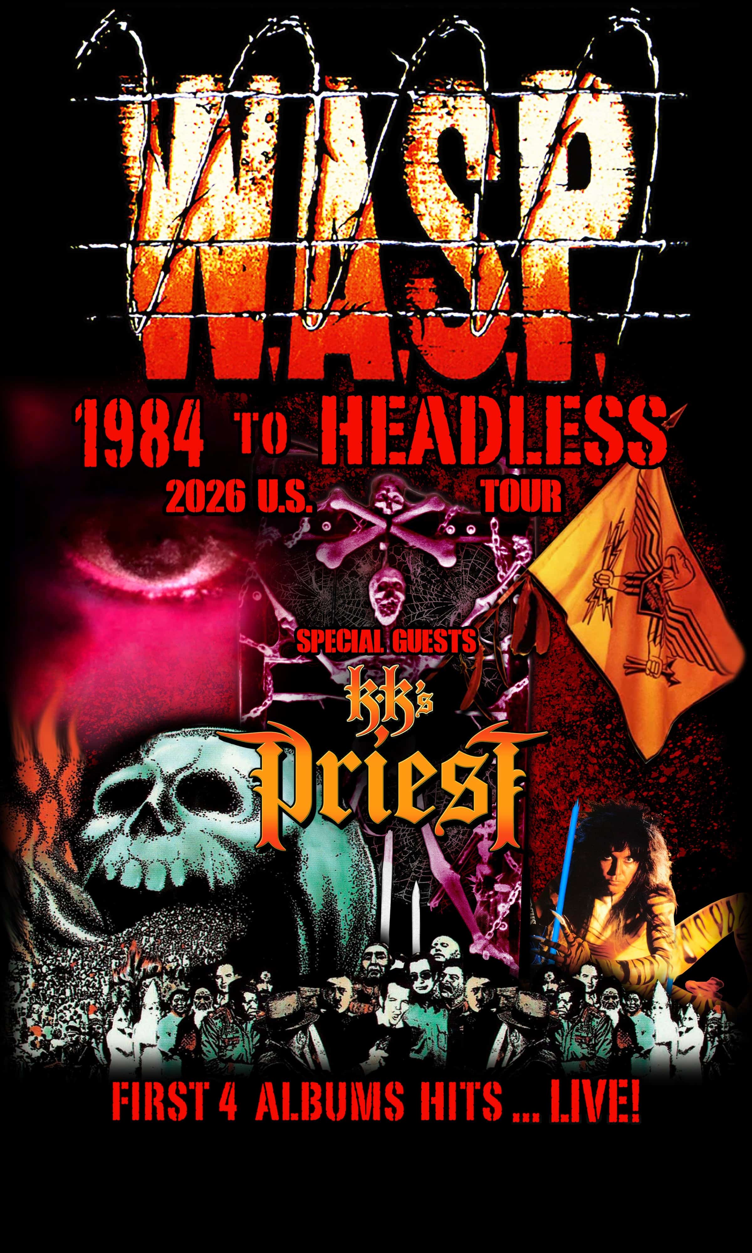 W.A.S.P. – 1984 TO HEADLESS at Capital City Music Hall – Harrisburg, PA