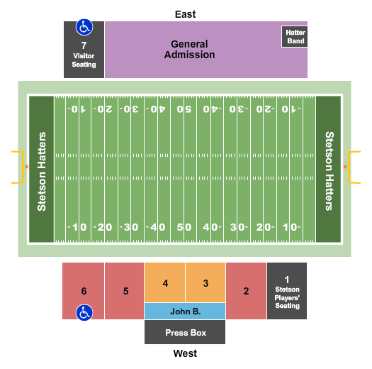 Stetson Hatters vs. Presbyterian Blue Hose at Spec Martin Municipal Stadium – Deland, FL