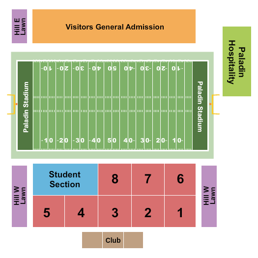 Furman Paladins vs. Samford Bulldogs at Paladin Stadium – Greenville, SC