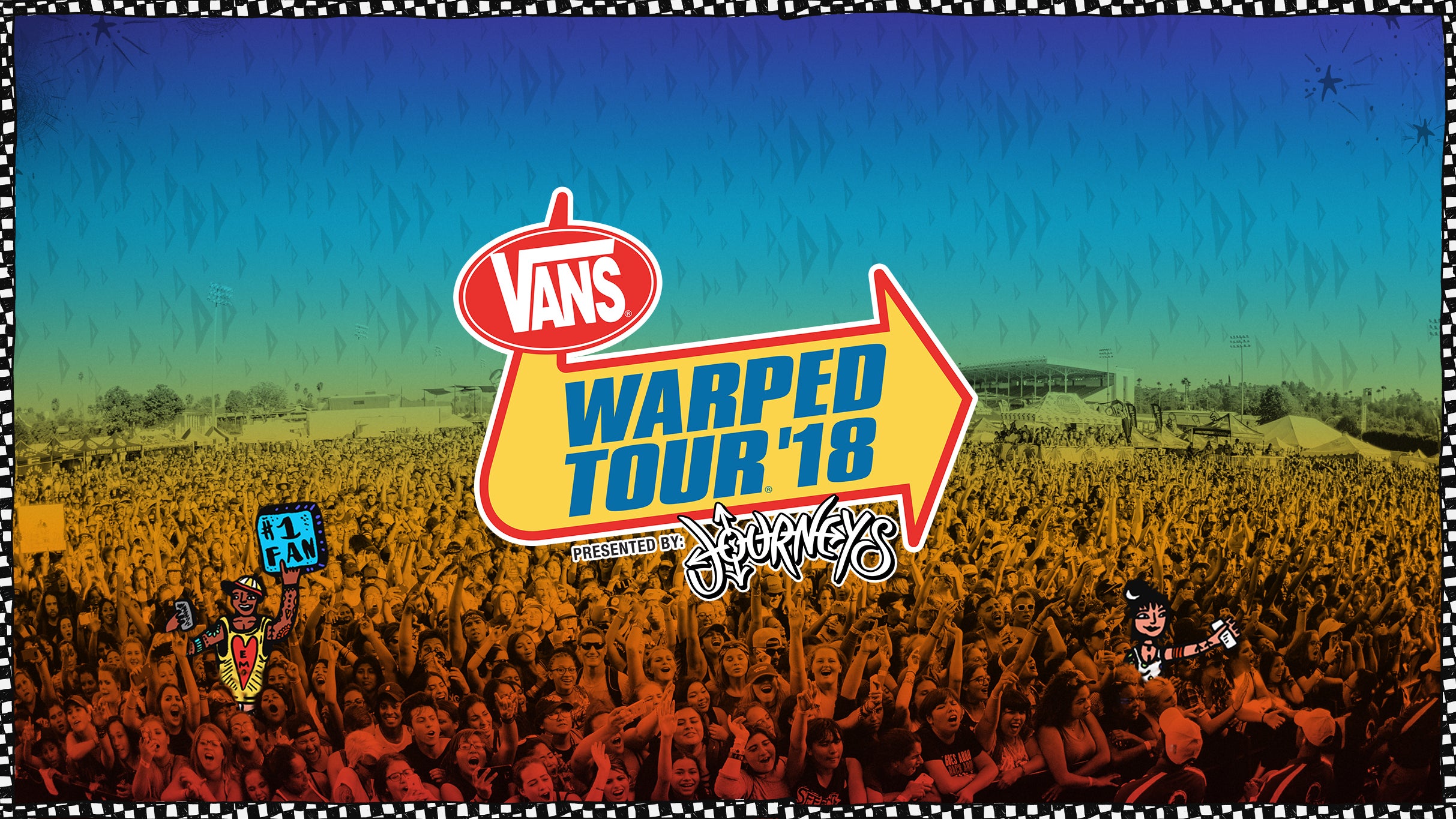 Vans Warped Tour – 2 Day Pass at Camping World Stadium Campus – Orlando, FL
