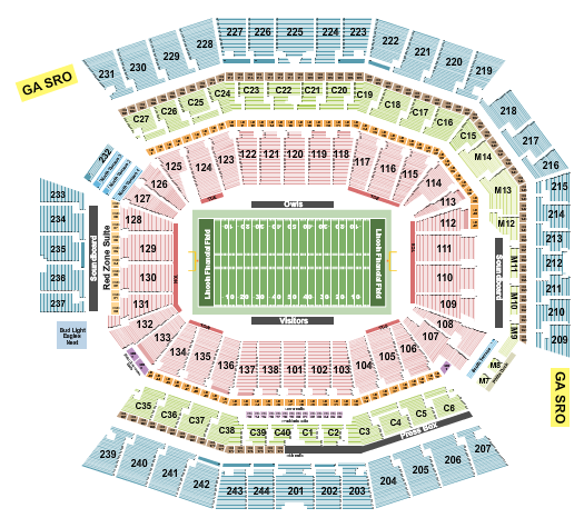 Temple Owls vs. Rice Owls at Lincoln Financial Field – Philadelphia, PA
