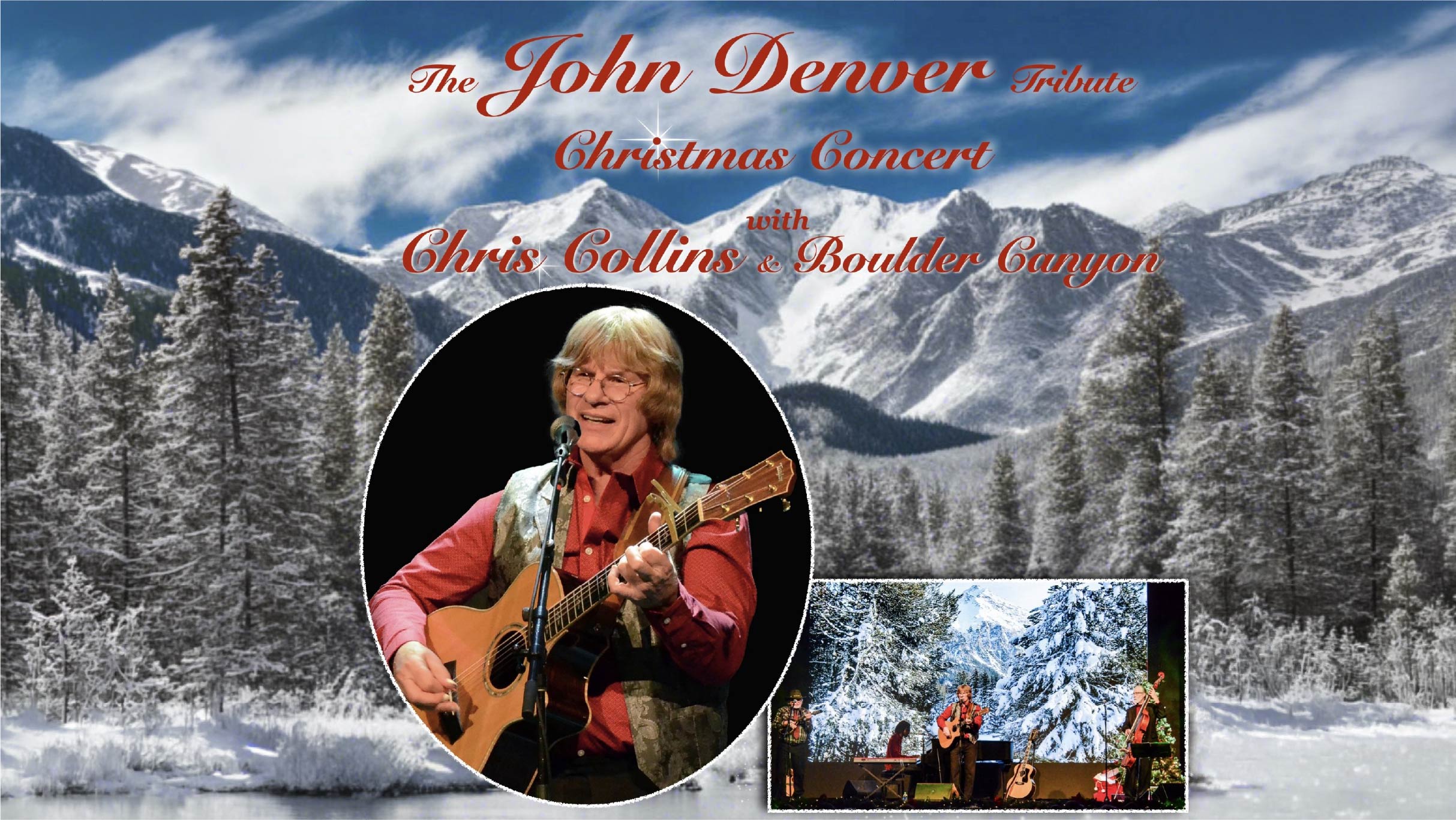 John Denver Christmas Ft. Chris Collins & the Boulder Canyon Band at Plaza Theatre – Palm Springs, CA