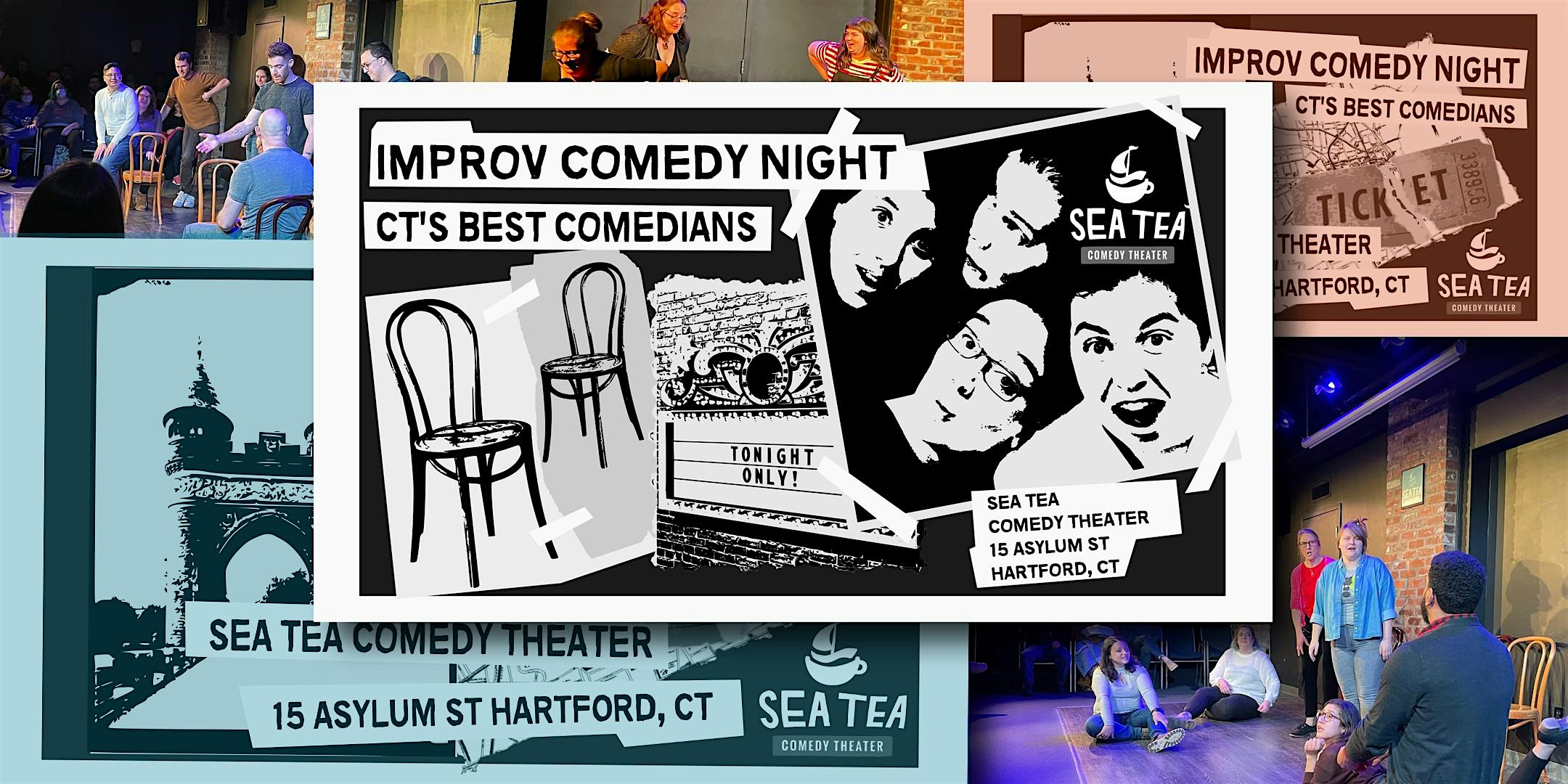 Improv Comedy Night feat. Rooster and KnucklePuck at Sea Tea Comedy Theater – Hartford, CT