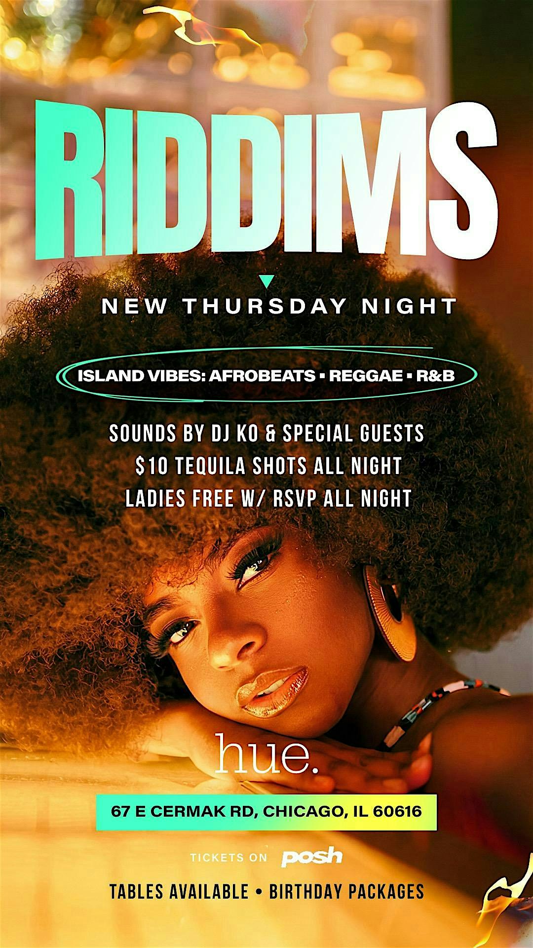 Riddims at Hue Chicago – Chicago, IL