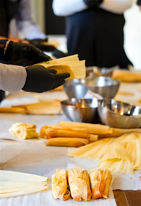 Fiesta on the Riverwalk: Tamale Making Class at Rita’s Test Kitchen at 245 E Commerce St – San Antonio, TX