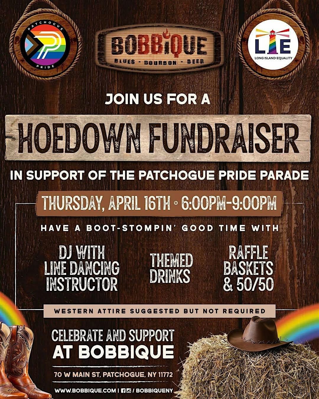 HOEDOWN Fundraiser at Bobbique – Patchogue, NY