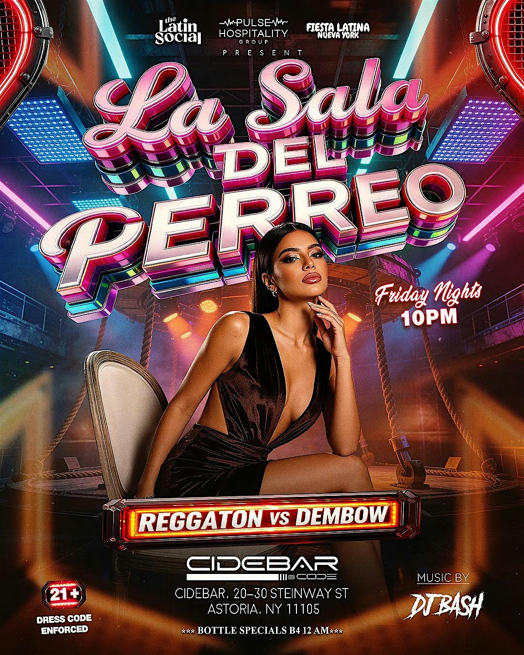 The Reggaeton Room @ CIDEBAR | Code Astoria at CideBar – Queens, NY