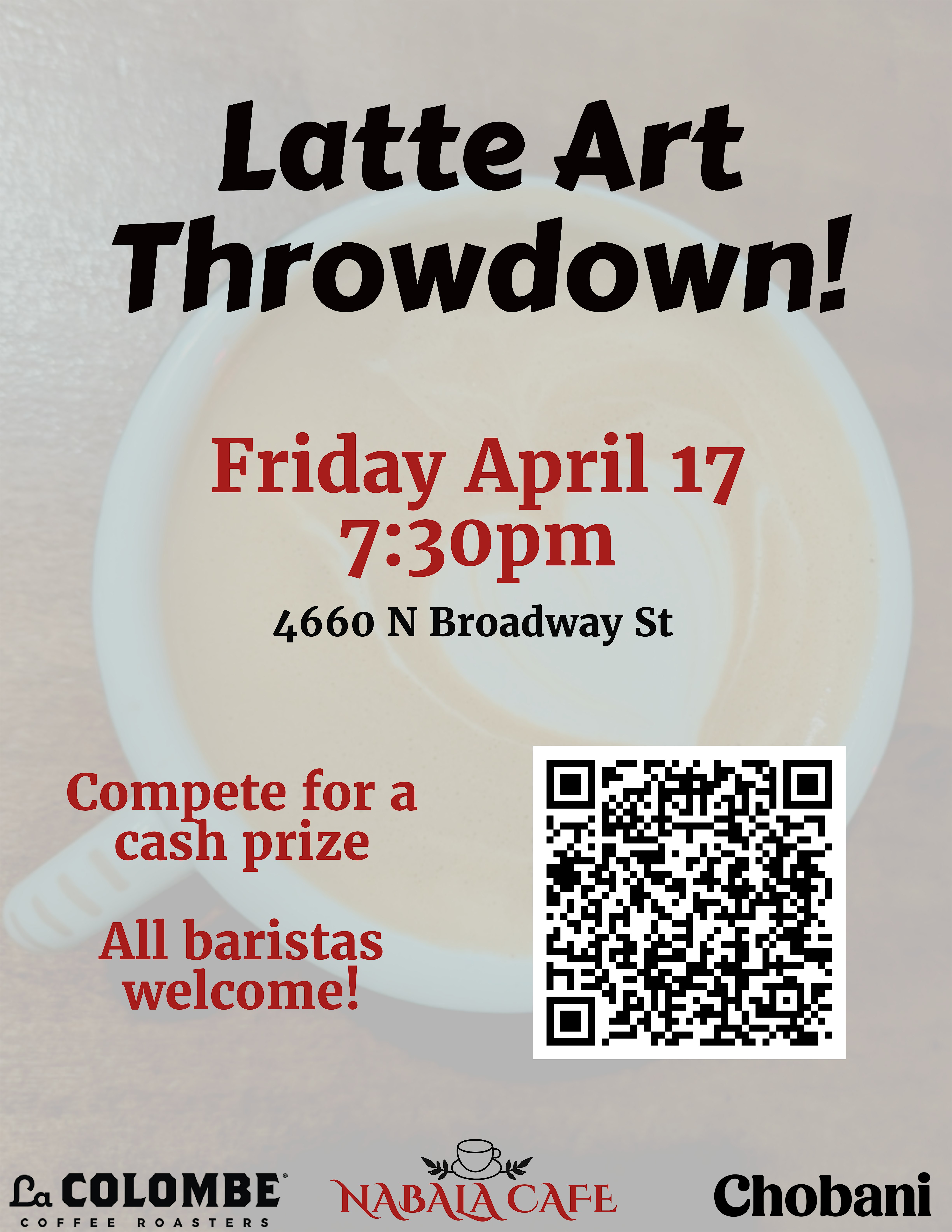 Nabala Cafe Latte Art Throwdown at Nabala Cafe – Chicago, IL