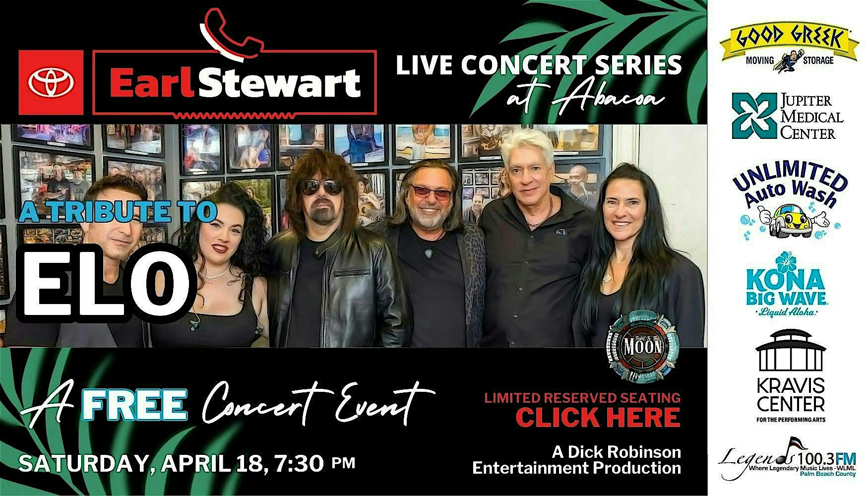 Ticket To The Moon – Tribute to ELO at Downtown Abacoa Amphitheatre – Jupiter, FL