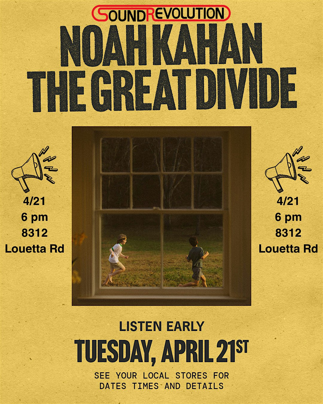 Noah Kahan advanced listening party at 8312 Louetta Rd suite b – Spring, TX