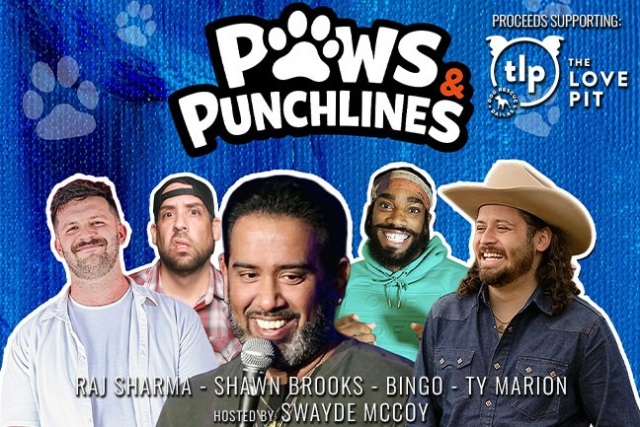 Paws and Punchlines at Addison Improv – Addison, TX