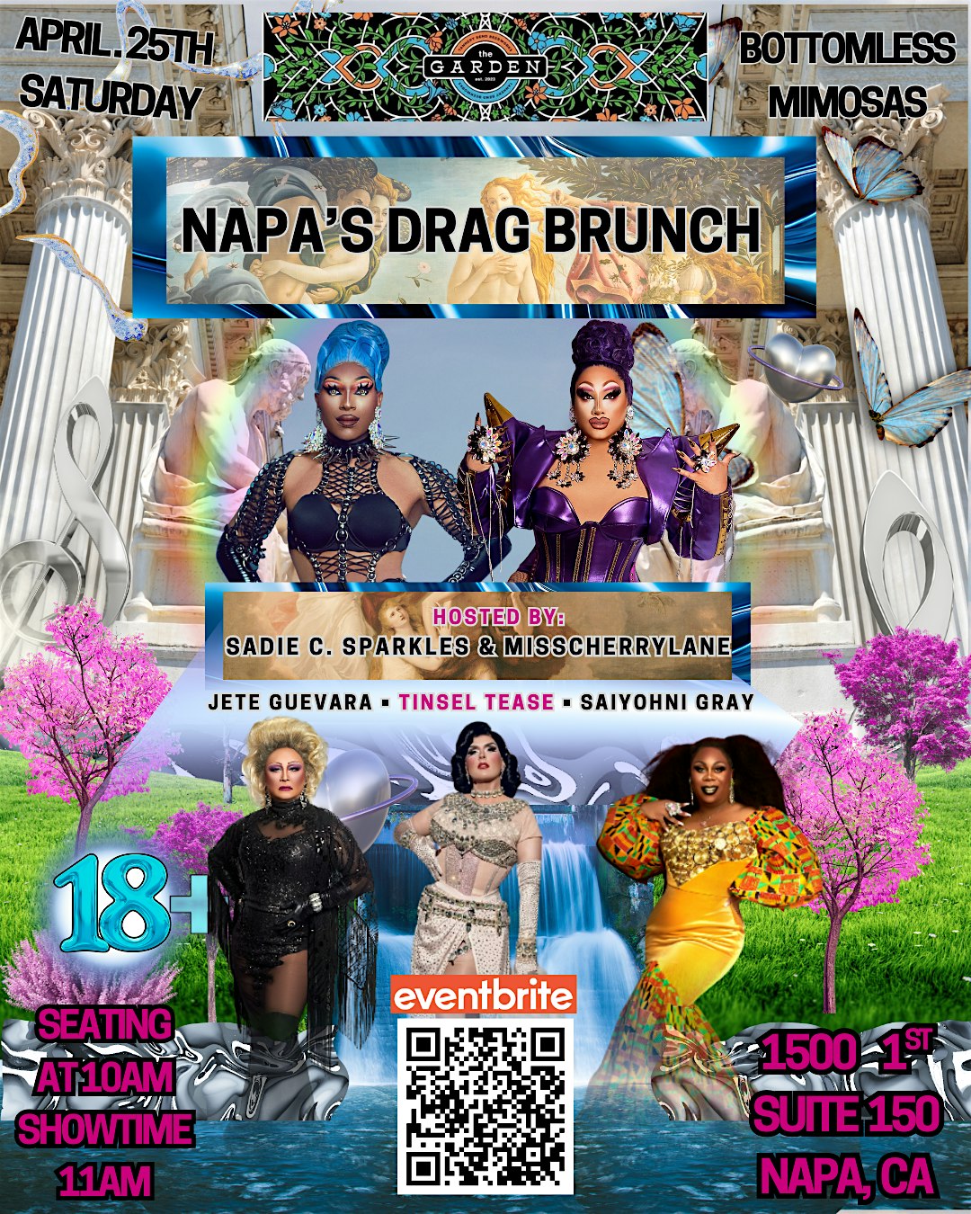 APRIL 25th DRAG SHOW BRUNCH! at The Garden by Tannery Bend Beerworks – Napa, CA