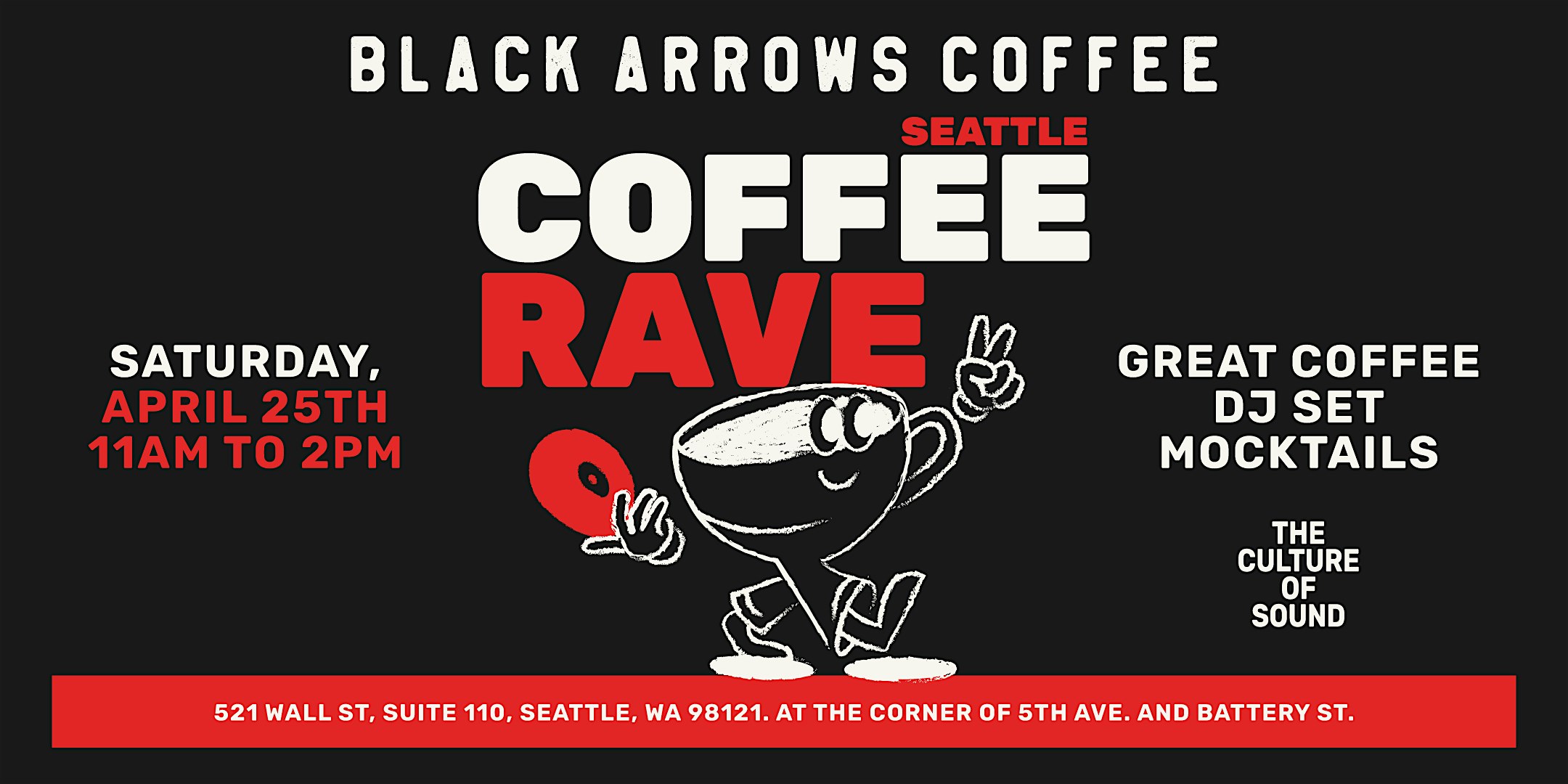 Coffee Rave ☕ | Music, Coffee & Vibes at Black Arrows Coffee | Seattle – Seattle, WA