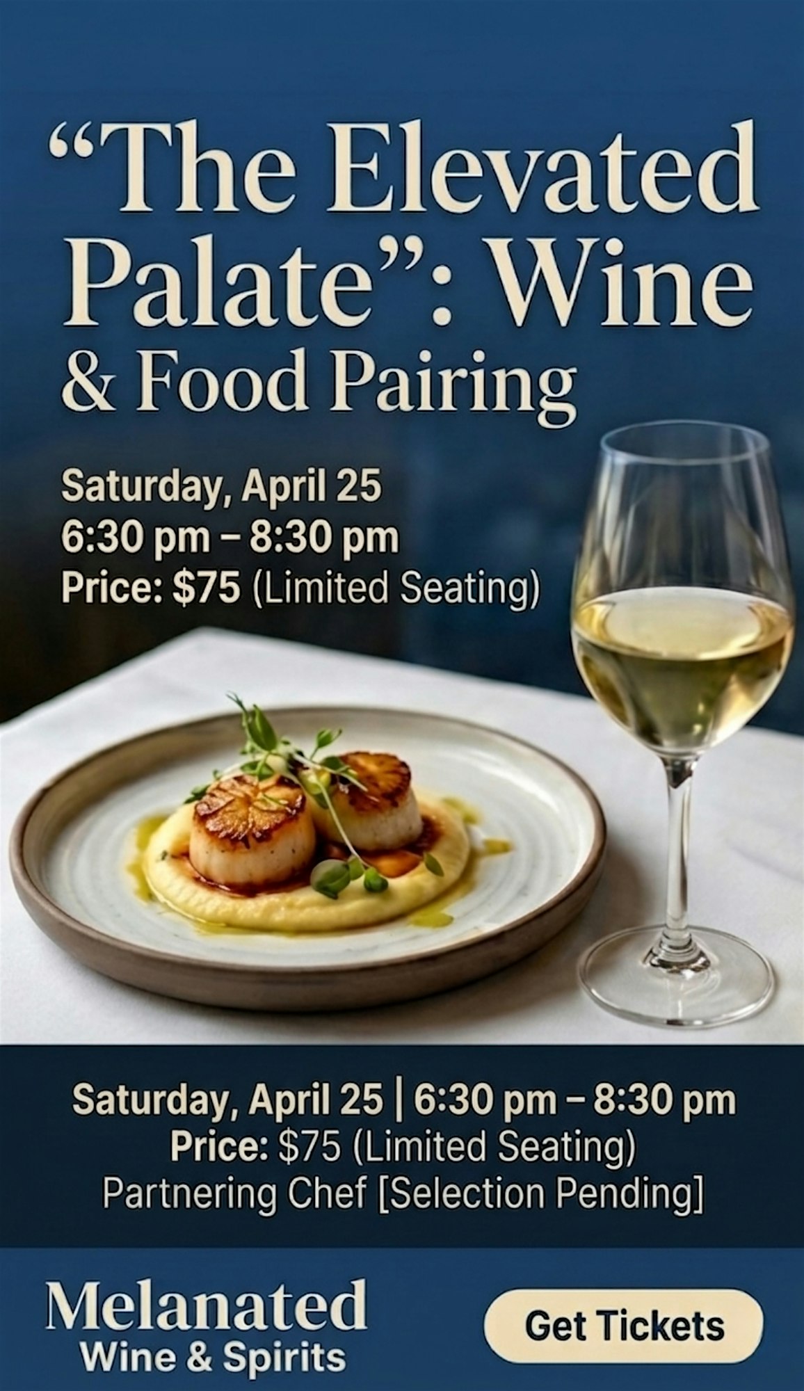 The Elevated Palate: Wine & Food Pairing at 4608 Industry Ln – Durham, NC