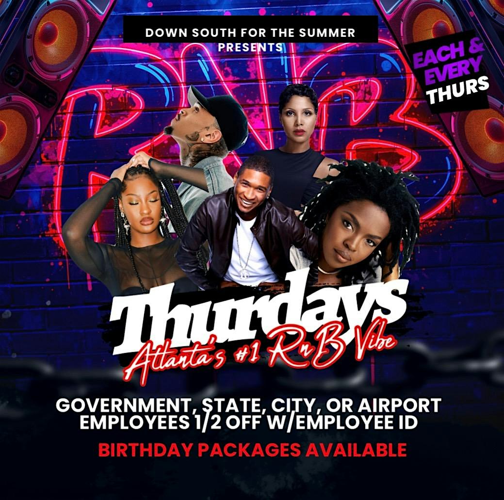 R&B THURSDAYS: An Elevated After-Work Experience at Speakeasy Lounge – Atlanta, GA