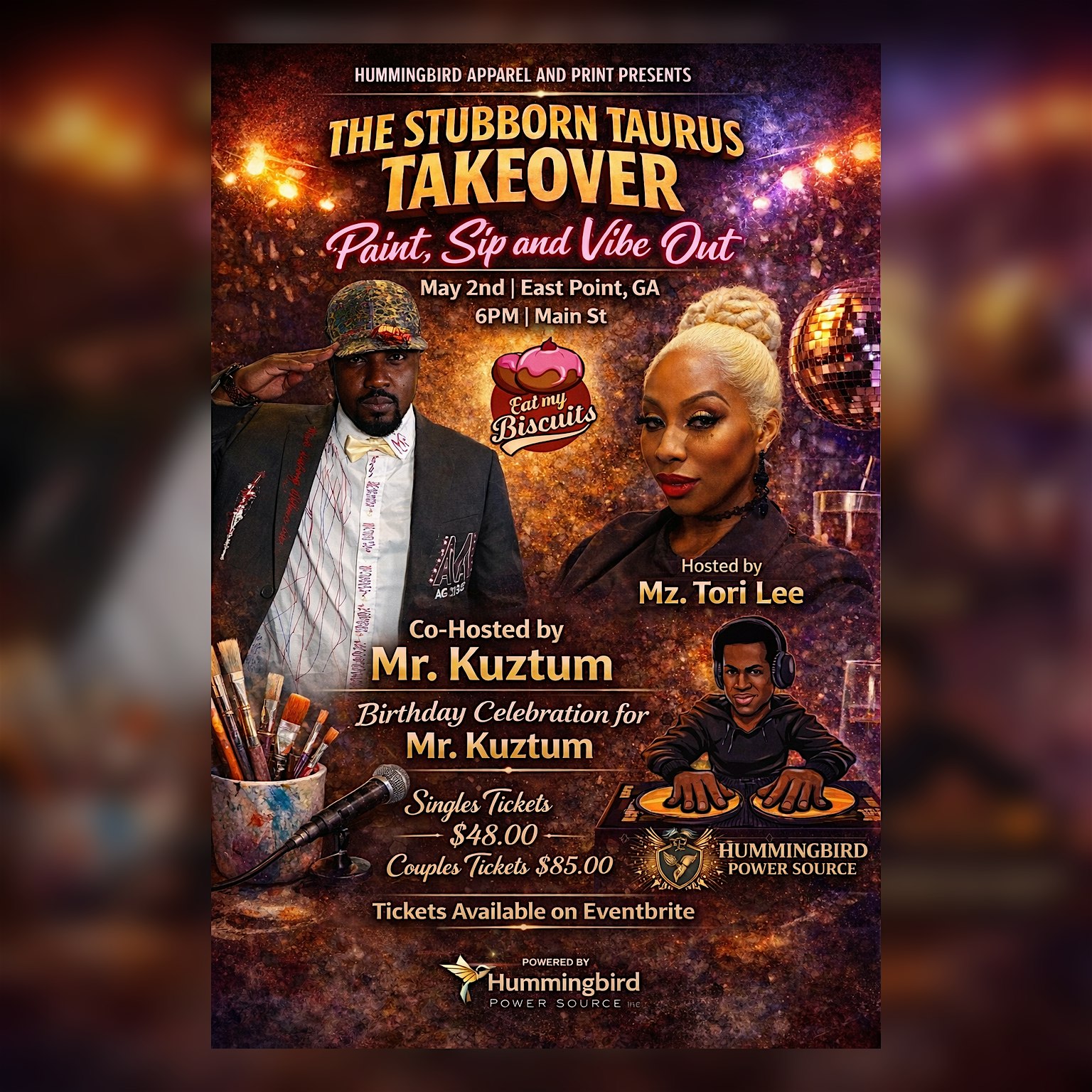 The Stubborn Taurus Take Over at 2881 Main St – East Point, GA