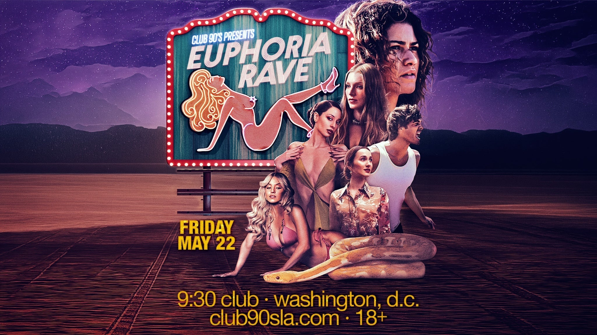 EUPHORIA NIGHT at 9:30 CLUB – Washington, DC