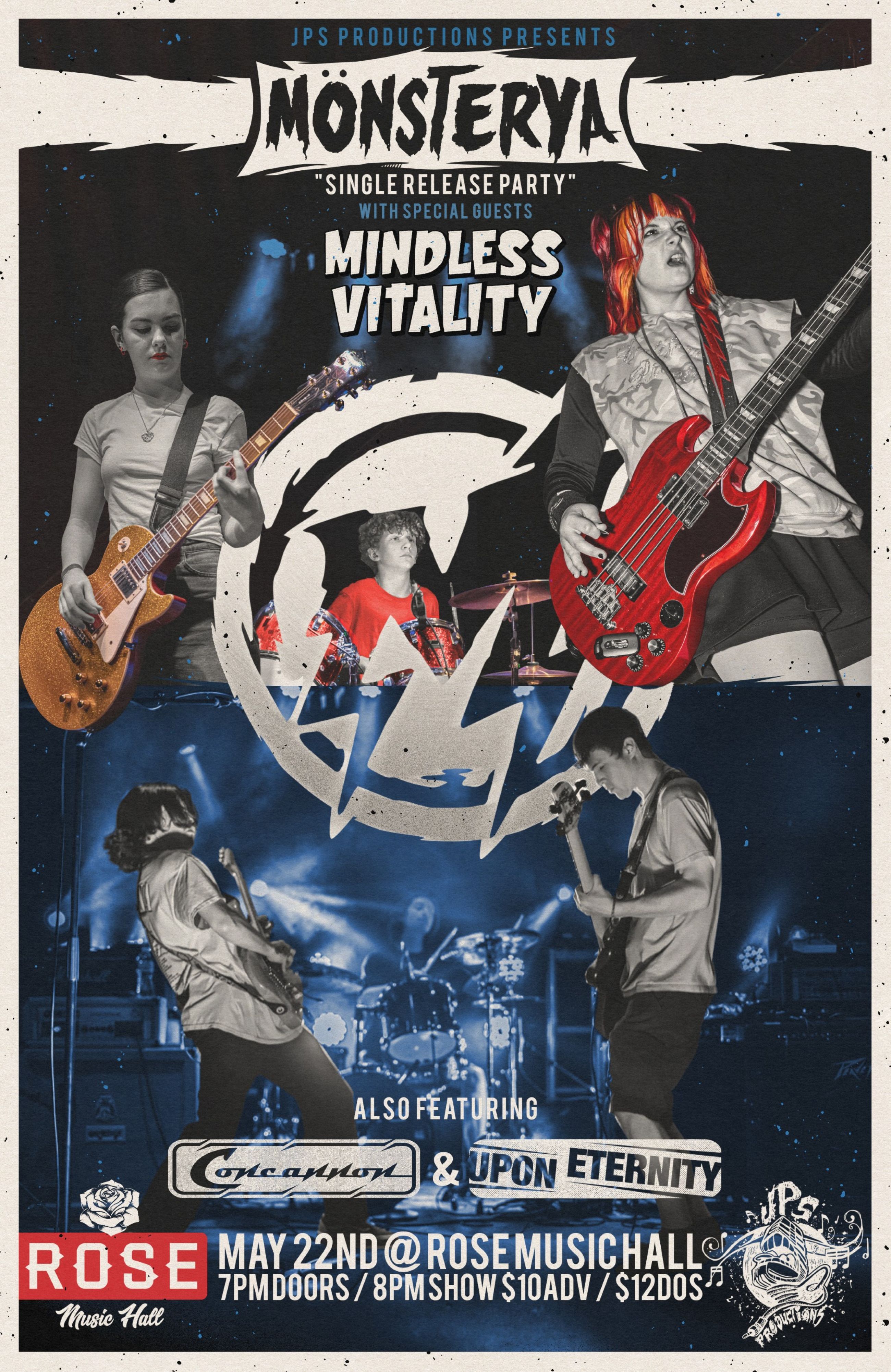 JPS Productions Presents Monsterya “Single Release Party” at Rose Music Hall – Columbia, MO