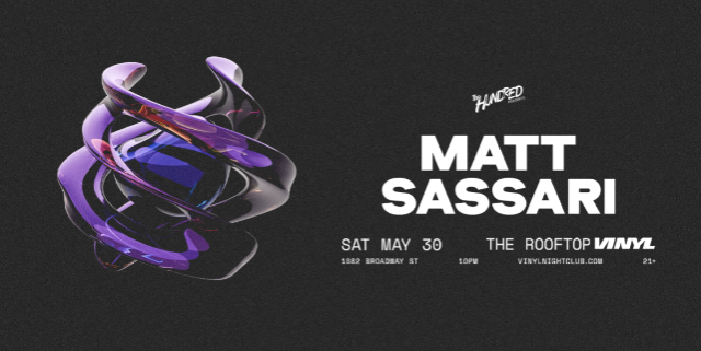 Matt Sassari (Rooftop Party) at Club Vinyl – Denver, CO