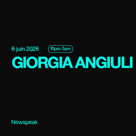 Giorgia Angiuli at Newspeak – Montreal, Canada